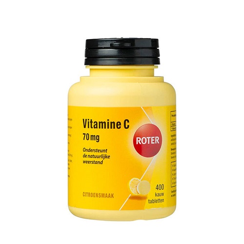 Roter Vitamine C 70mg Citroen Kauwtabletten 400 stuks