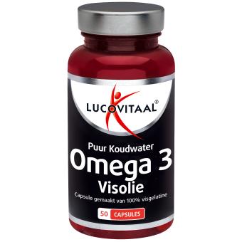 Lucovitaal Puur Omega 3 Koudwater Visolie 50 stuks