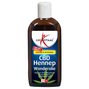 Lucovitaal Hennep CBD Huidwonder olie 200ml