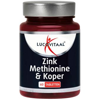 Lucovitaal Zinkmethionine & Koper 60 stuks