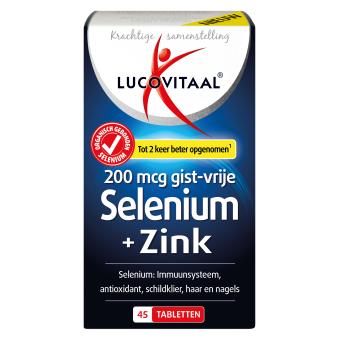 Lucovitaal Selenium Zink 45 stuks