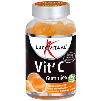 Lucovitaal Vitamine C Gummies Suikervrij 60 stuks