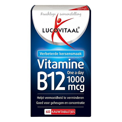 Lucovitaal Vitamine B12 1000mcg Kauwtabletjes 60 stuks