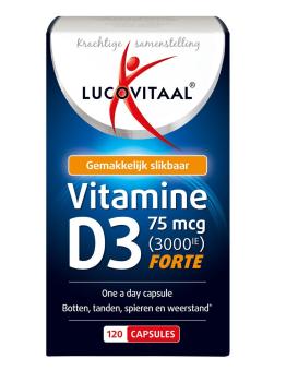 Lucovitaal Vitamine D3 75 mcg 120 stuks