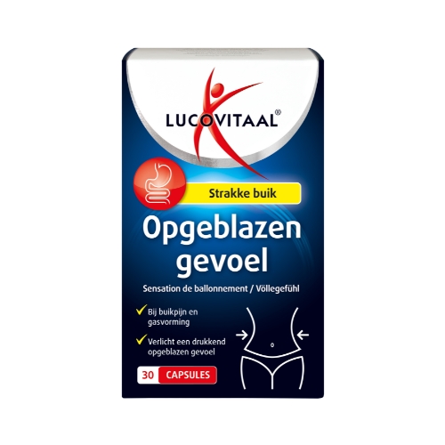 Lucovitaal Opgeblazen Gevoel Capsules 30 stuks