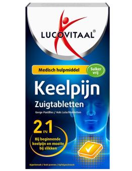 Lucovitaal Keelpijn Zuigtabletten 10 stuks