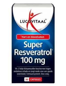 Lucovitaal Super Resveratrol 100mg 30 stuks