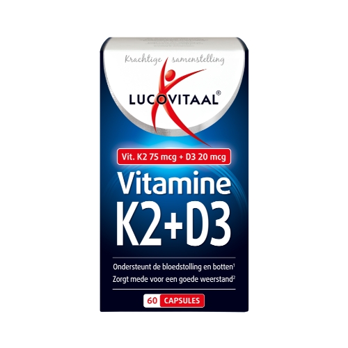 Lucovitaal K2+D3 Capsules 60 stuks