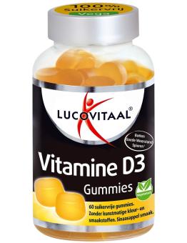 Lucovitaal Vitamine D3 Gummies Suikervrij 60 stuks