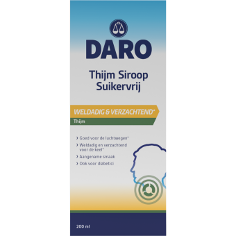 Daro Thijm Siroop Suikervrij 200ml