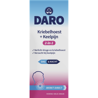 Daro 2-in-1 Kriebelhoest + Keelpijn 150ml