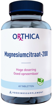 ORTHICA MAGNESIUMCITRAAT-200 TABLET 60 ST