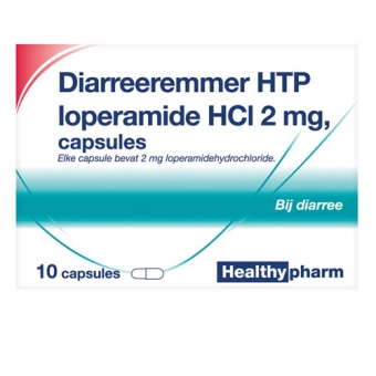 Healthypharm Diarreeremmers Loperamide 2mg Capsules 10 stuks