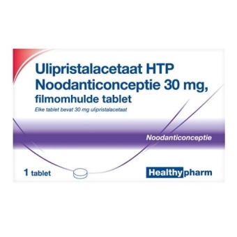 Healthypharm Ulipristalacetaat Htp Noodanticonceptie Tb Fo 30mg