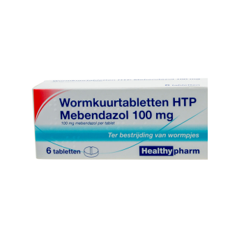 Healthypharm Mebendazol Wormkuurtabletten 6 stuks