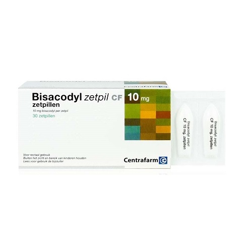 Centrafarm Bisacodyl 10mg Zetpillen 30 stuks