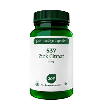 AOV 537 Zink Citraat 25mg Vegacaps 90 stuks
