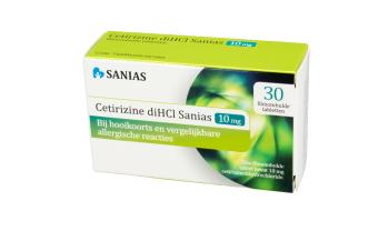 Cetirizine DiHCl Tablet Filmomhuld 10mg 30st
