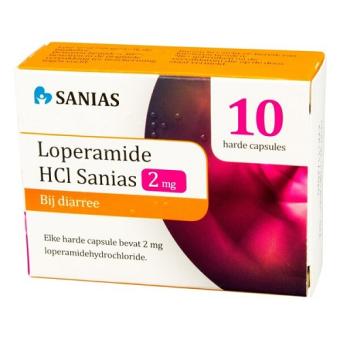 Sanias Loperamide 2mg Capsules 10 stuks