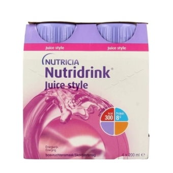 Nutridrink Juice Style Bosvruchten 4x200 ml