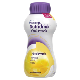 Nutridrink 2 Kcal Protein Vanillesmaak 4X200ml