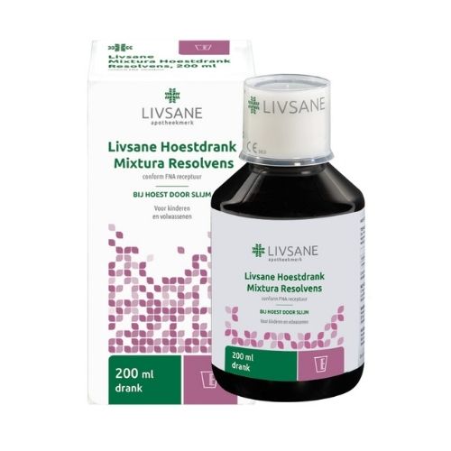 Livsane Livsane Hoestdrank Mixtura Resolvens Conform FNA receptuur 200 ml
