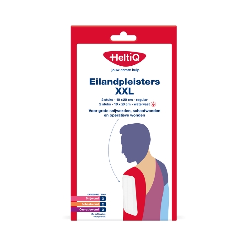 HeltiQ Eilandpleisters XXL 4 stuks