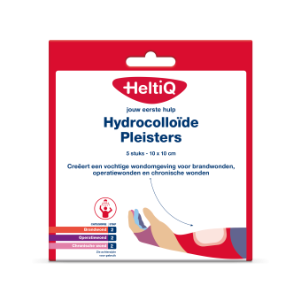 HeltiQ Hydrocolloïd Pleisters 5 stuks