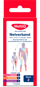 HeltiQ Netverband nr 2, 4,2 cm x 1 m (gerekt)