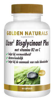 Golden Naturals IJzer Bisglycinaat Plus 90 capsules