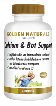 Golden Naturals Calcium & Bot Support 60 stuks