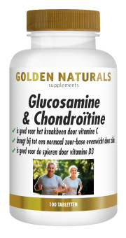 Golden Naturals Glucosamine & Chondroïtine 100 stuks
