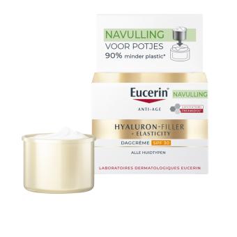 Eucerin Hyaluron-Filler + Ela stuksicity Dagcrème Spf 30 Navulling