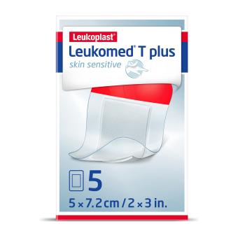 Leukomed t plus skin sensitive 5x7,2cm 5st