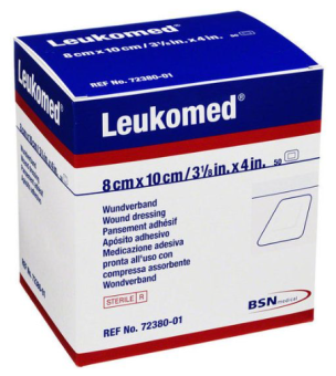Leukomed Wondpleister 8x10cm 50 Stuks