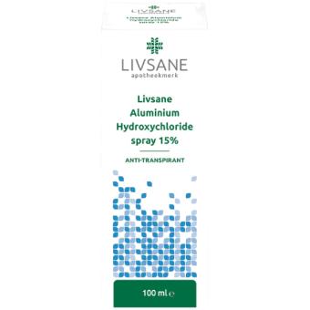 Livsane 15% Aluminium Hydroxychloride Spray 100ml
