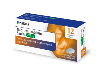 Sanias Naproxennatrium tablet filmomhuld 275mg 12 stuks