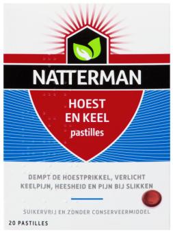 Natterman Hoest en Keel Pastille 20 stuks