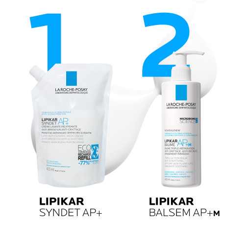 La Roche-Posay Lipikar Syndet AP+ Reinigende Gel-Crème 400ml