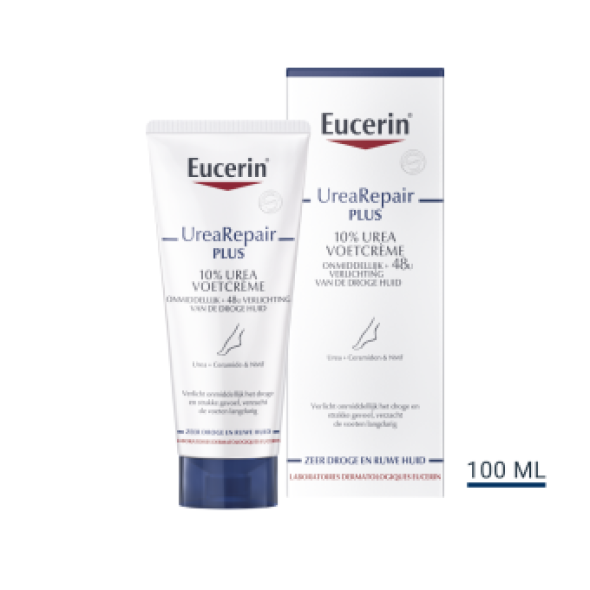 Eucerin Urearepair Plus 10% Urea Voetcrème 100ml