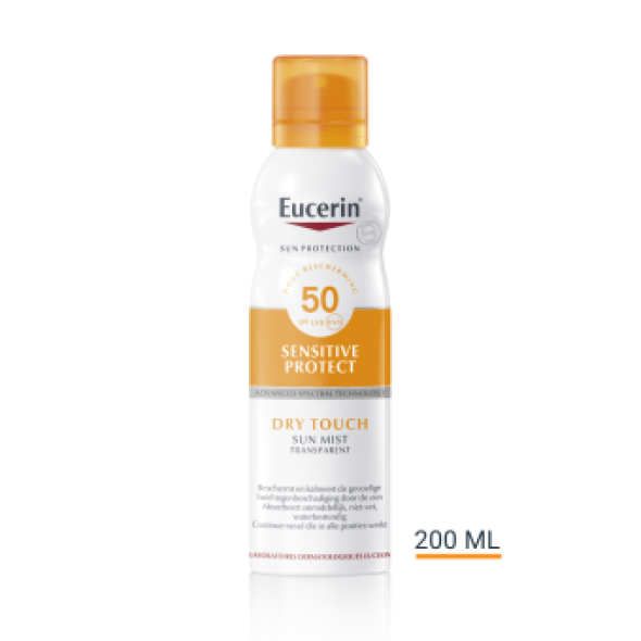 Eucerin Sun Oil Control Mist Transparent Spray SPF 50 200ml