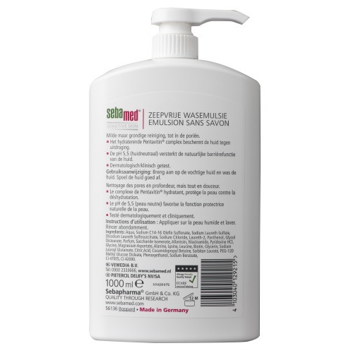 Sebamed Zeepvrije Wasemulsie 1000ml