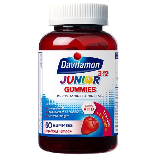 Davitamon Junior Extra Vitamine D Gummies 60 stuks
