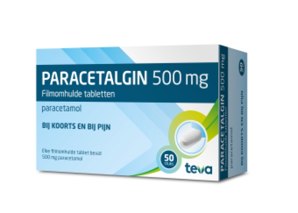 Paracetalgin Paracetamol 500mg Tabletten 50 stuks
