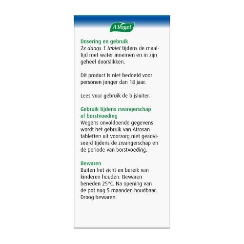 A.Vogel Atrosan Tabletten 60 stuks 