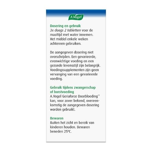 A.Vogel Geriaforce Tabletten 200 stuks 