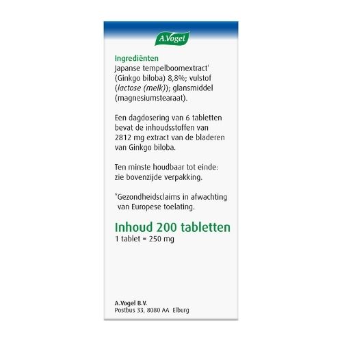 A.Vogel Geriaforce Tabletten 200 stuks 