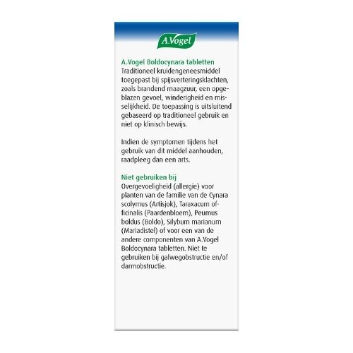 A.Vogel Boldocynara Tabletten 80 stuks 