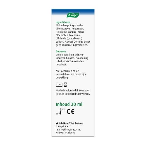 A.Vogel Jeuk Oorspray 20ml