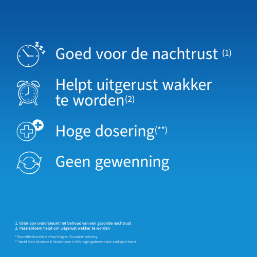 Valdispert Nacht Sterk Dragees 40 stuks